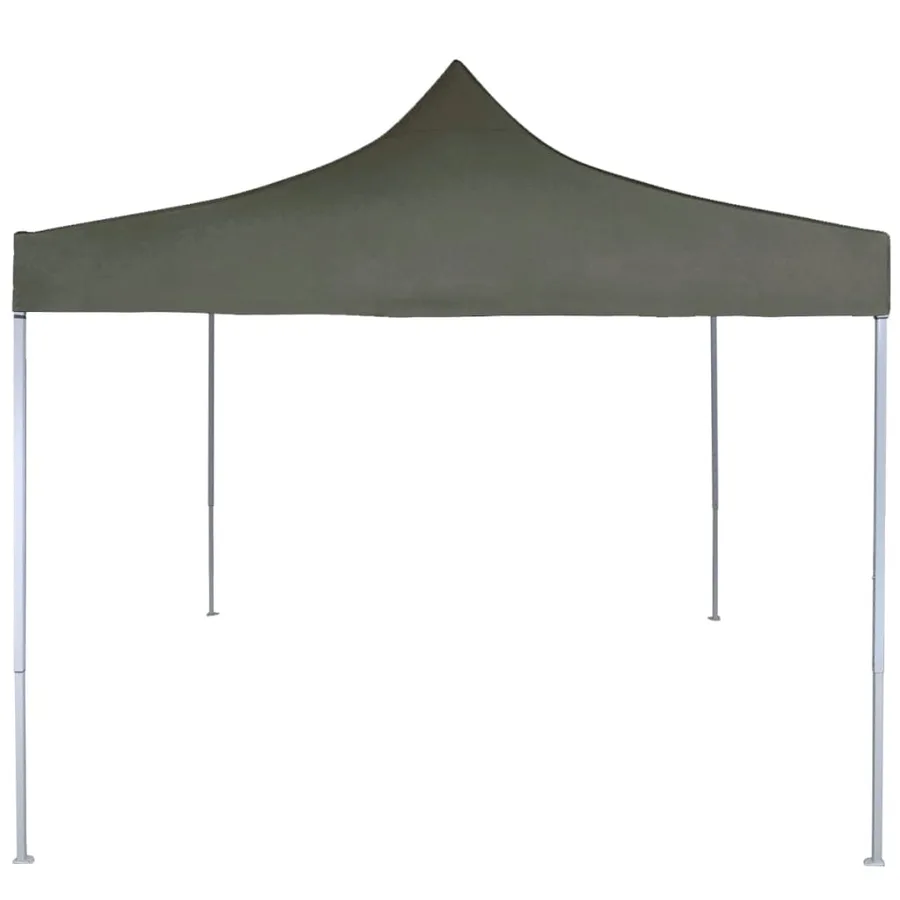 Tente réception pliable professionnelle 2x2 m Acier Anthracite - 2