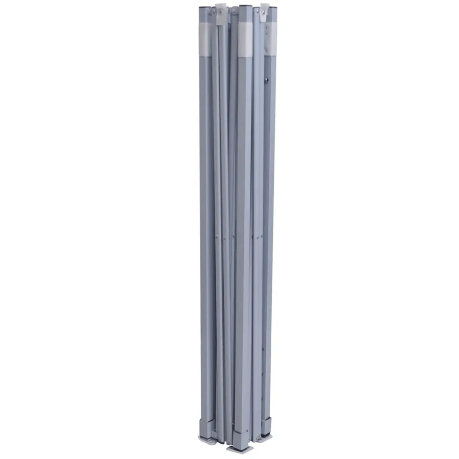 Tente réception pliable professionnelle 2x2 m Acier Anthracite - 6
