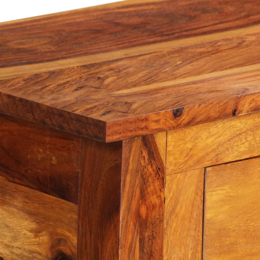 Buffet avec 3 tiroirs 110x30x80 cm Bois d'acacia massif - 5