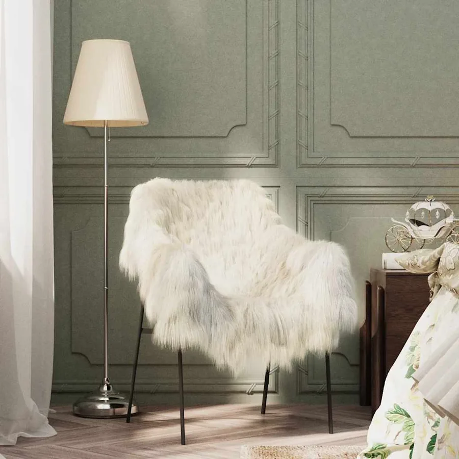 Peau de mouton Crème (60-70)x(90-100) cm