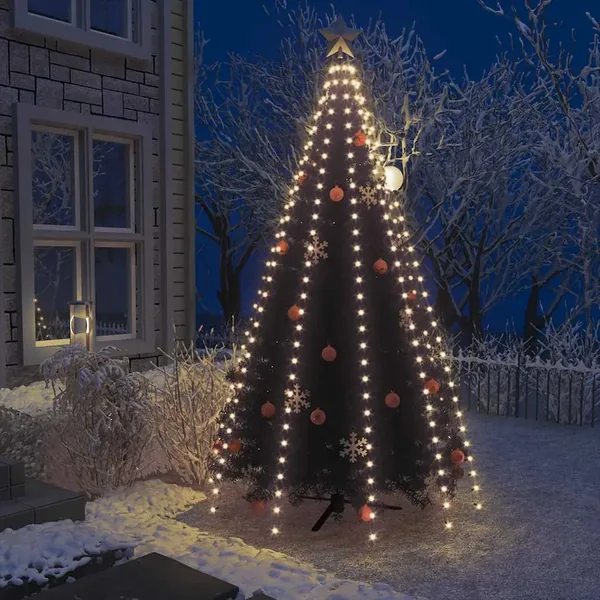 Guirlande lumineuse filet d'arbre de Noël 300 LED 300 cm
