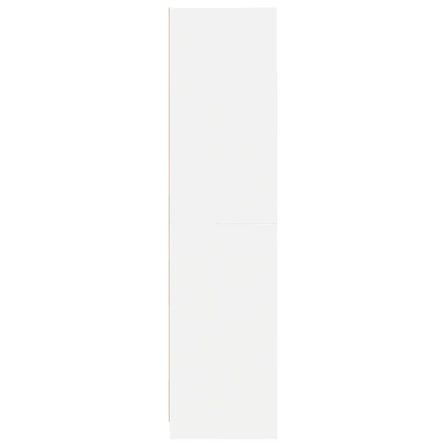 Garde-robe avec tiroirs Blanc 50x50x200 cm Bois d'ingénierie - 5