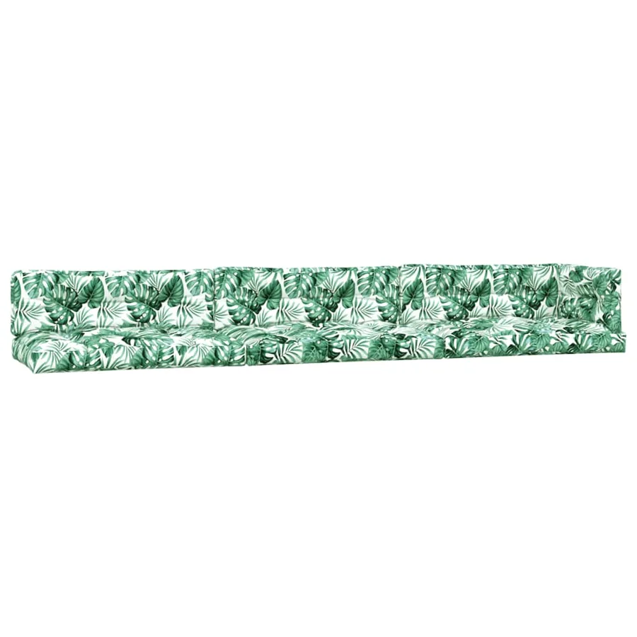 Coussins de palette lot de 7 motif de feuilles tissu - 2