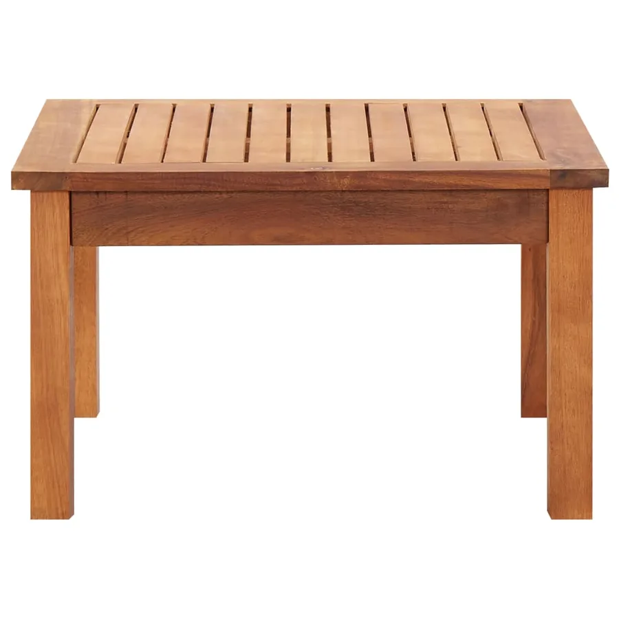 Table basse de jardin 60x60x36 cm Bois solide d'acacia - 3