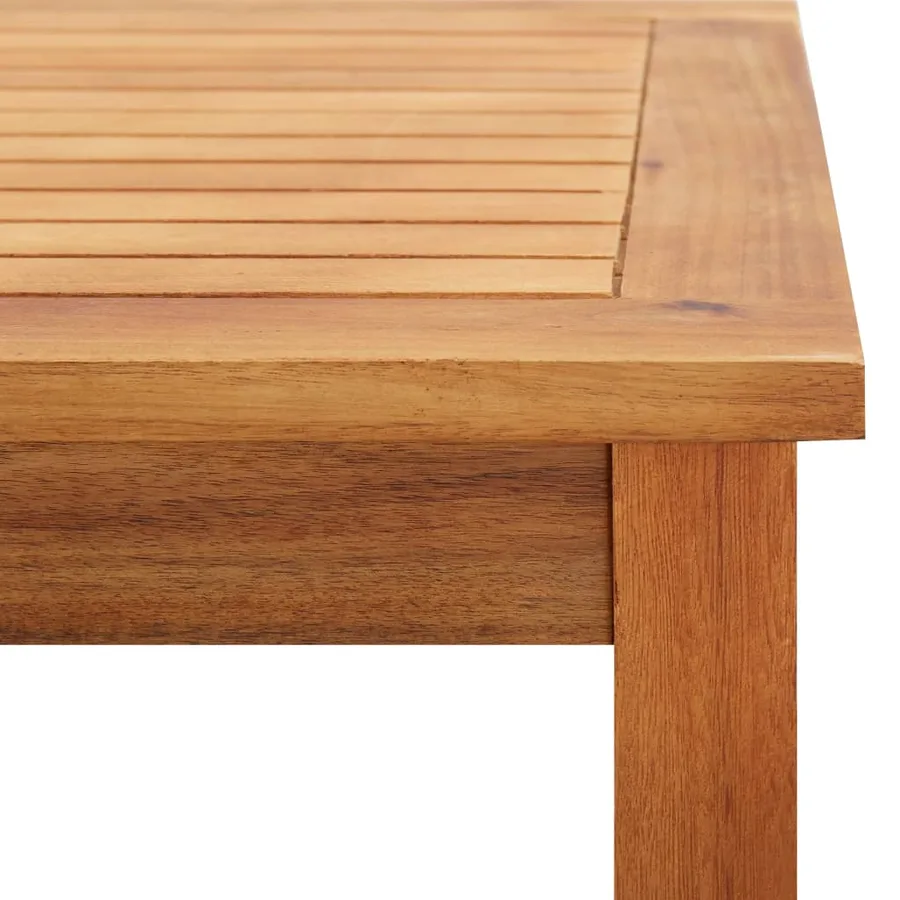 Table basse de jardin 60x60x36 cm Bois solide d'acacia - 5
