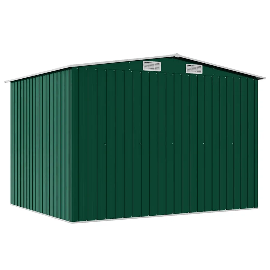 Abri de stockage pour jardin Métal Vert 257 x 205 x 178 cm - 6