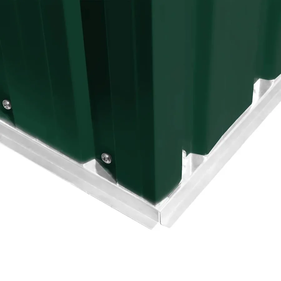 Abri de stockage pour jardin Métal Vert 257 x 205 x 178 cm - 7