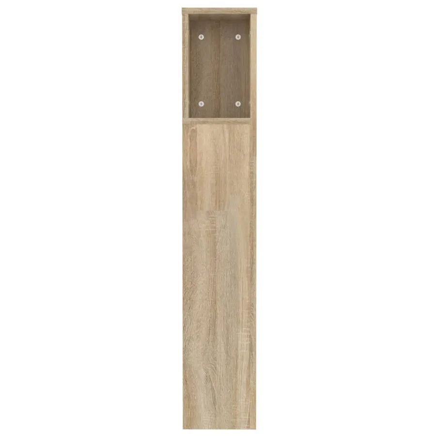 Armoire de tête de lit chêne sonoma 120x18,5x102,5 cm - 5