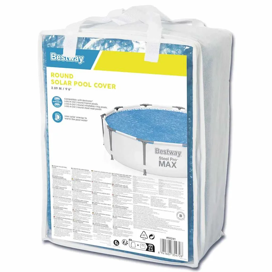 Bestway Couverture solaire de piscine Flowclear 305 cm - 3