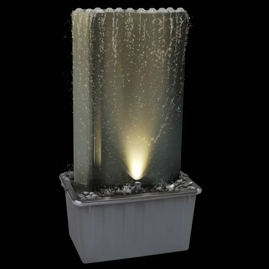 Fontaine de jardin Argenté 60,2x37x122,1 cm Acier inoxydable - 9