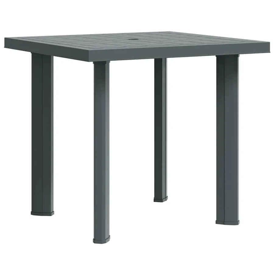 Table de jardin Vert 80x75x72 cm Plastique - 2