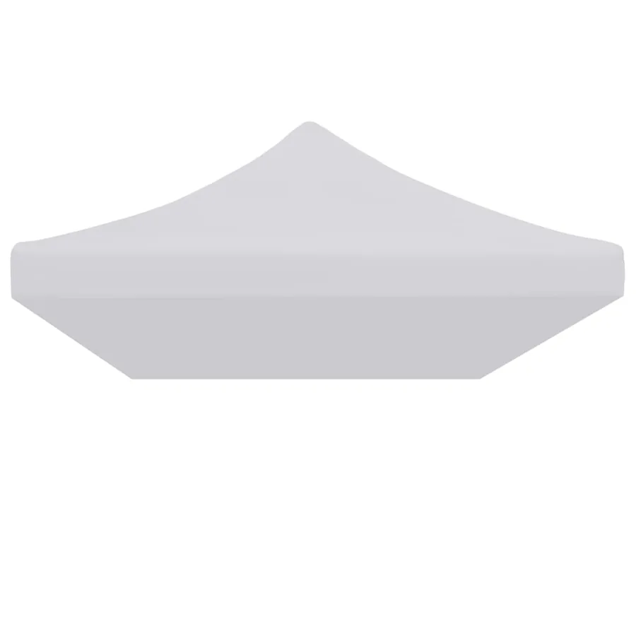 Toit de tente de réception 3 x 6 m Blanc