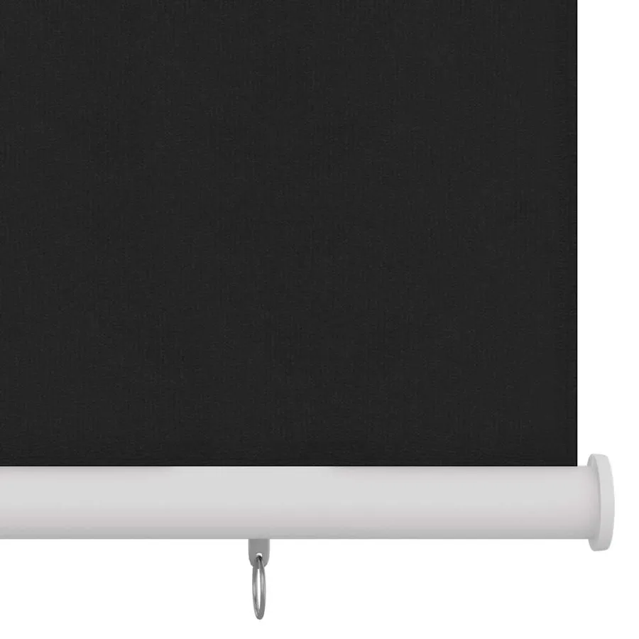 Store roulant d'extérieur 125 (l) x 140 (H) cm noir - 3