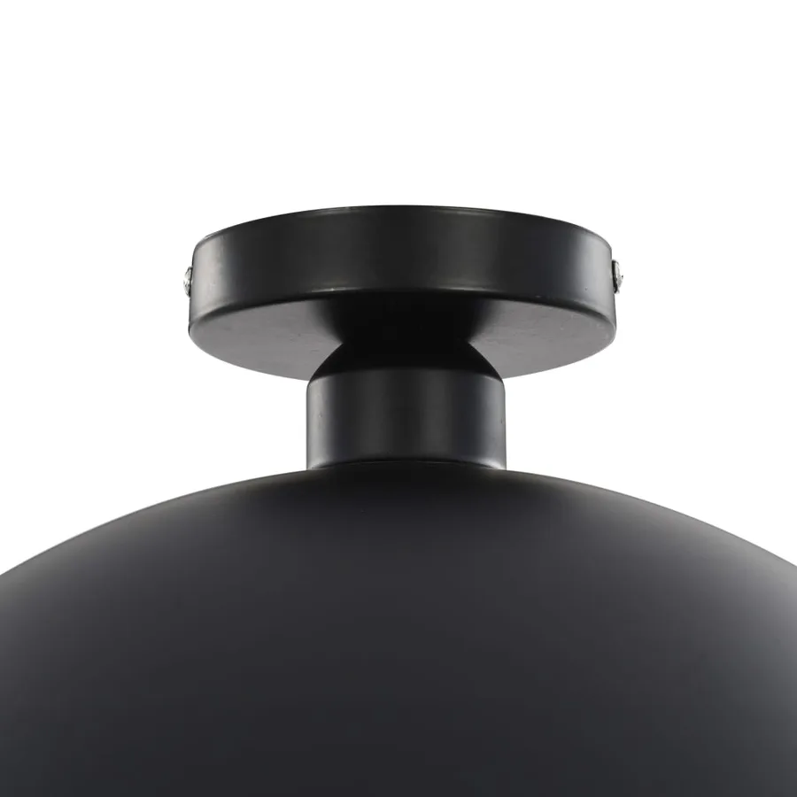 Plafonniers 2 pcs Noir et doré Semi-sphérique E27 - 11