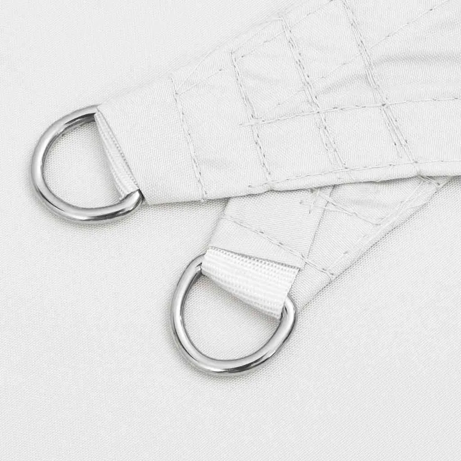 Voile de parasol tissu oxford rectangulaire 3x4,5 m blanc - 6