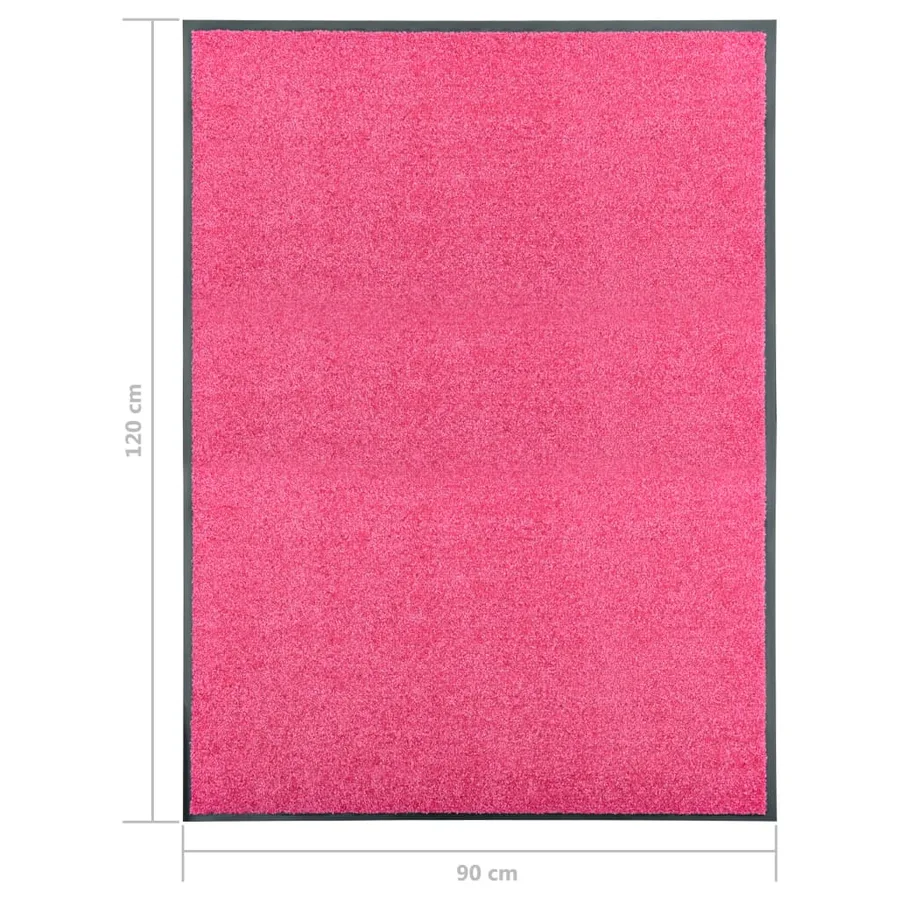 Paillasson lavable Rose 90x120 cm - 6