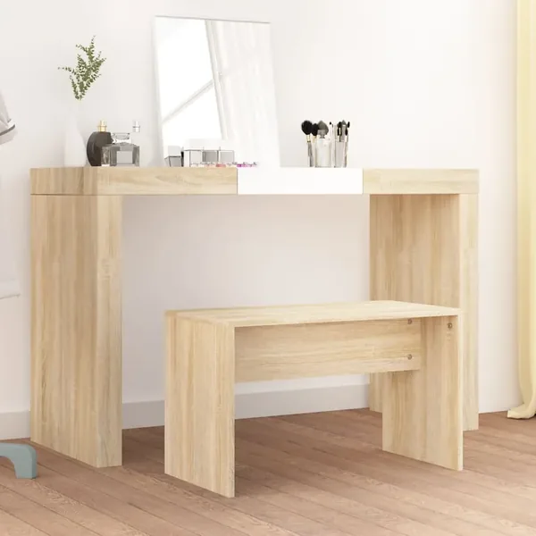 Tabouret de toilette Chêne sonoma 70x35x45 cm Bois d'ingénierie