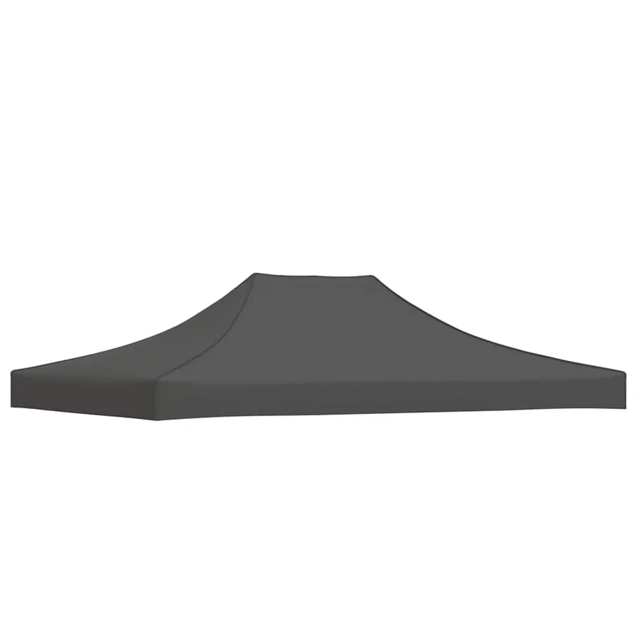 Toit de tente de réception 4x3 m Anthracite 270 g/m²