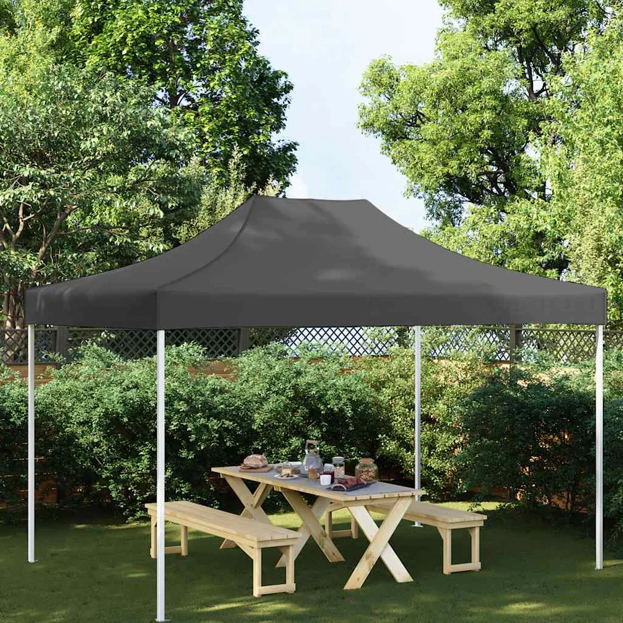 Toit de tente de réception 4x3 m Anthracite 270 g/m² - 2