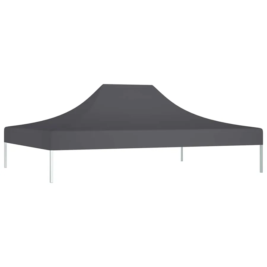 Toit de tente de réception 4x3 m Anthracite 270 g/m² - 3