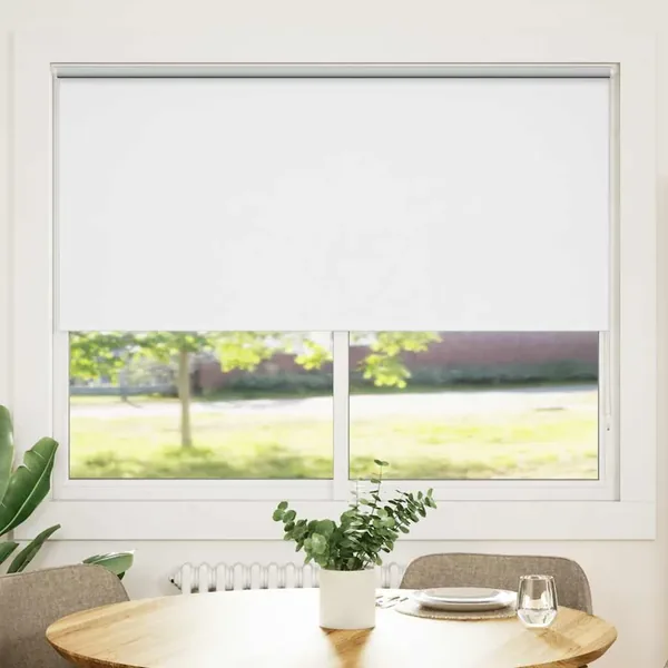 Store enrouleur occultant 164,4 x 175 cm, largeur du tissu 160 cm, blanc