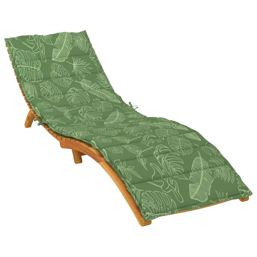 Coussin de chaise longue à motif de feuilles tissu oxford - 3
