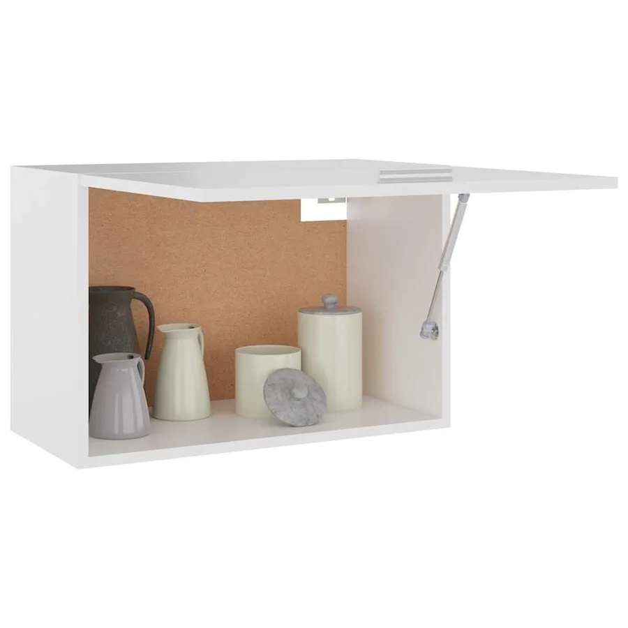 Armoire suspendue "Lyon" Blanc 60 x 31 x 40 cm Bois d'ingénierie - 4