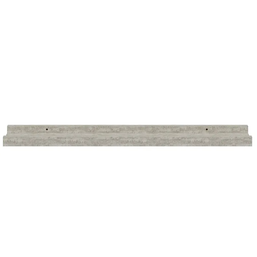 Étagères murales 2 pcs Gris béton 60x9x3 cm - 6
