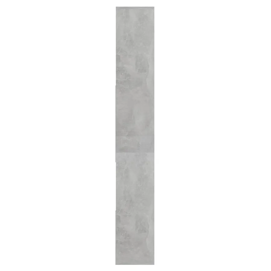 Bibliothèque Gris béton 67x24x161 cm Bois d'ingénierie - 9