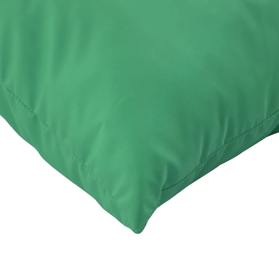 Coussins de palette lot de 3 vert tissu oxford - 7