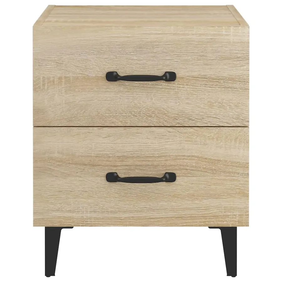 Table de chevet Chêne sonoma 40x35x47,5 cm - 4