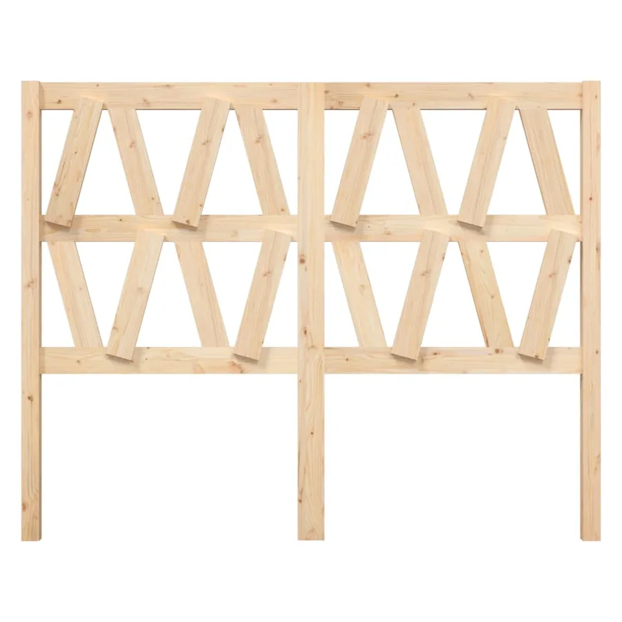 Tête de lit 146x4x100 cm Bois massif de pin - 3