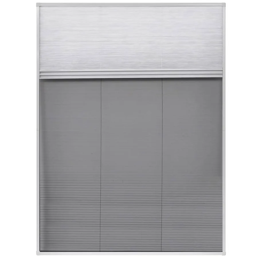 Moustiquaire plissée pour fenêtre et store Aluminium 60 x 80 cm - 3