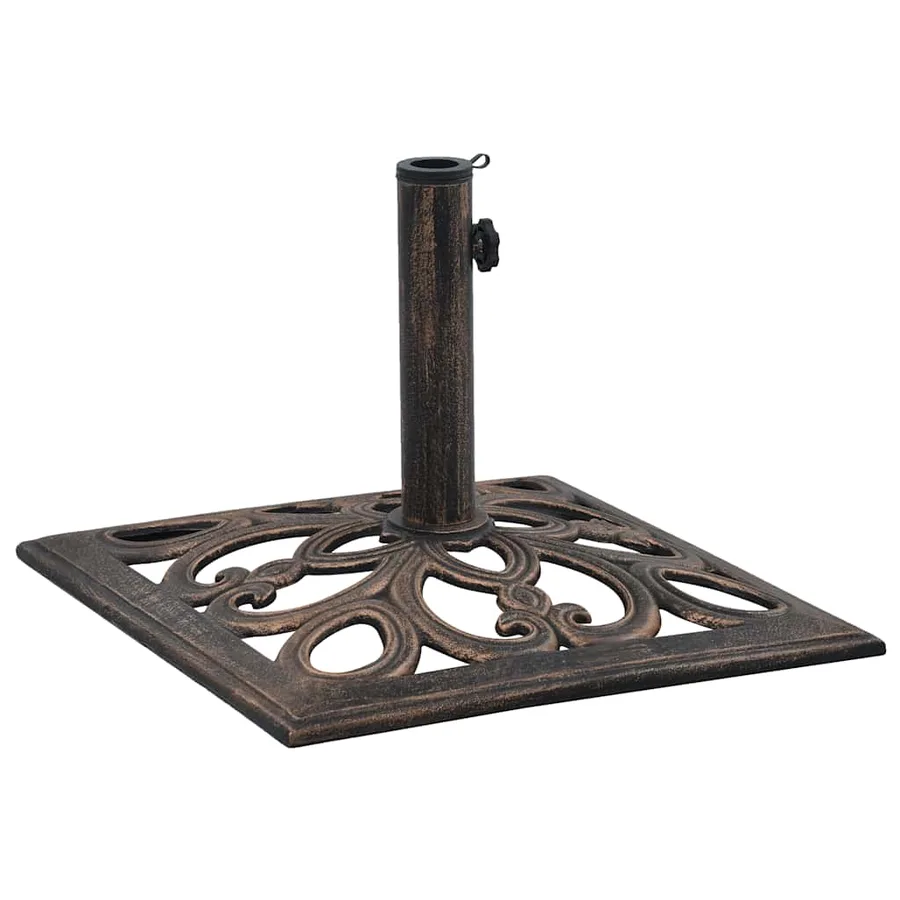 Socle de parasol Bronze 12 kg 49 cm Fonte - 2