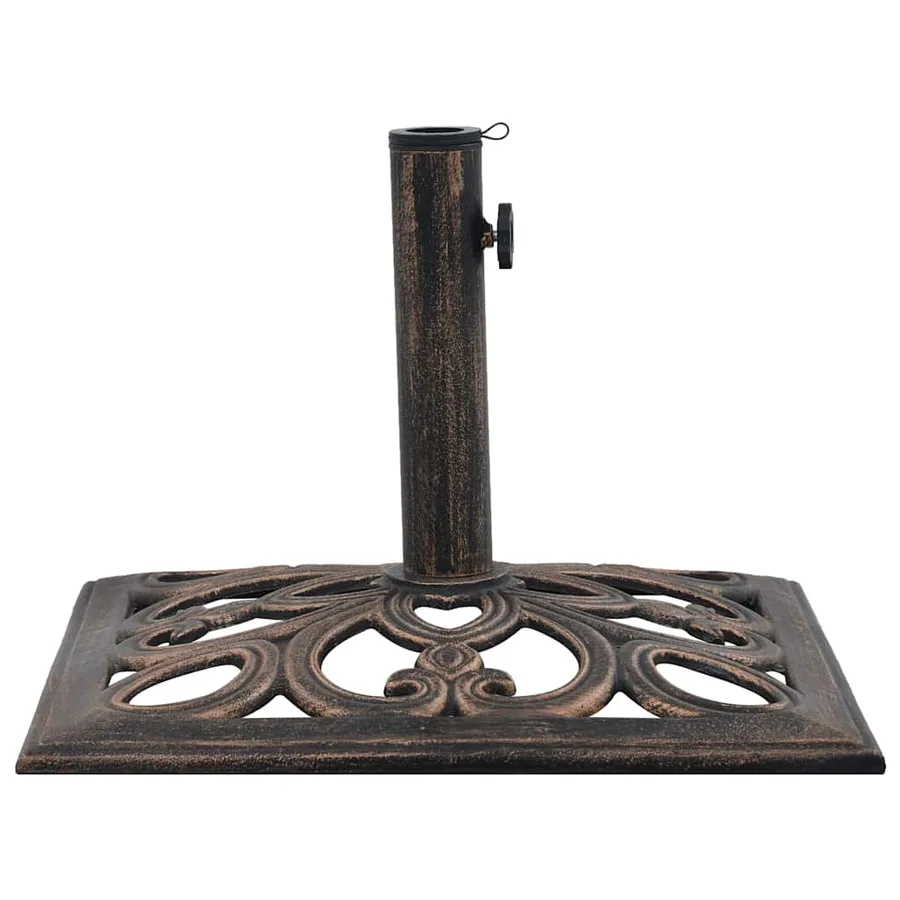 Socle de parasol Bronze 12 kg 49 cm Fonte - 3
