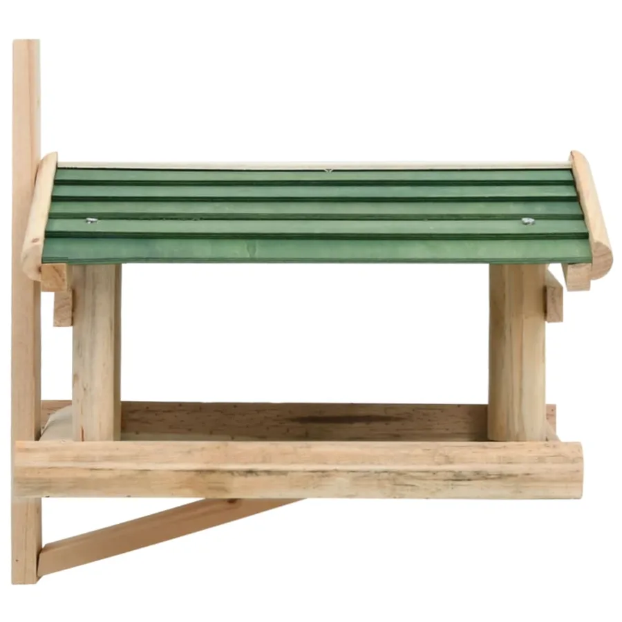 Mangeoire à oiseaux Bois de sapin 35x29,5x21 cm - 2