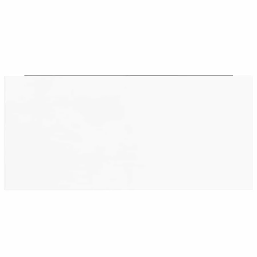 Étagère murale flottante Blanc brillant 50x23,5x3,8 cm MDF - 9