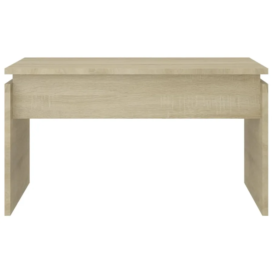 Table basse chêne sonoma 68x50x38 cm bois d'ingénierie - 5