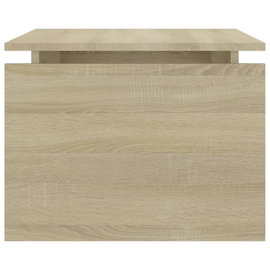 Table basse chêne sonoma 68x50x38 cm bois d'ingénierie - 6