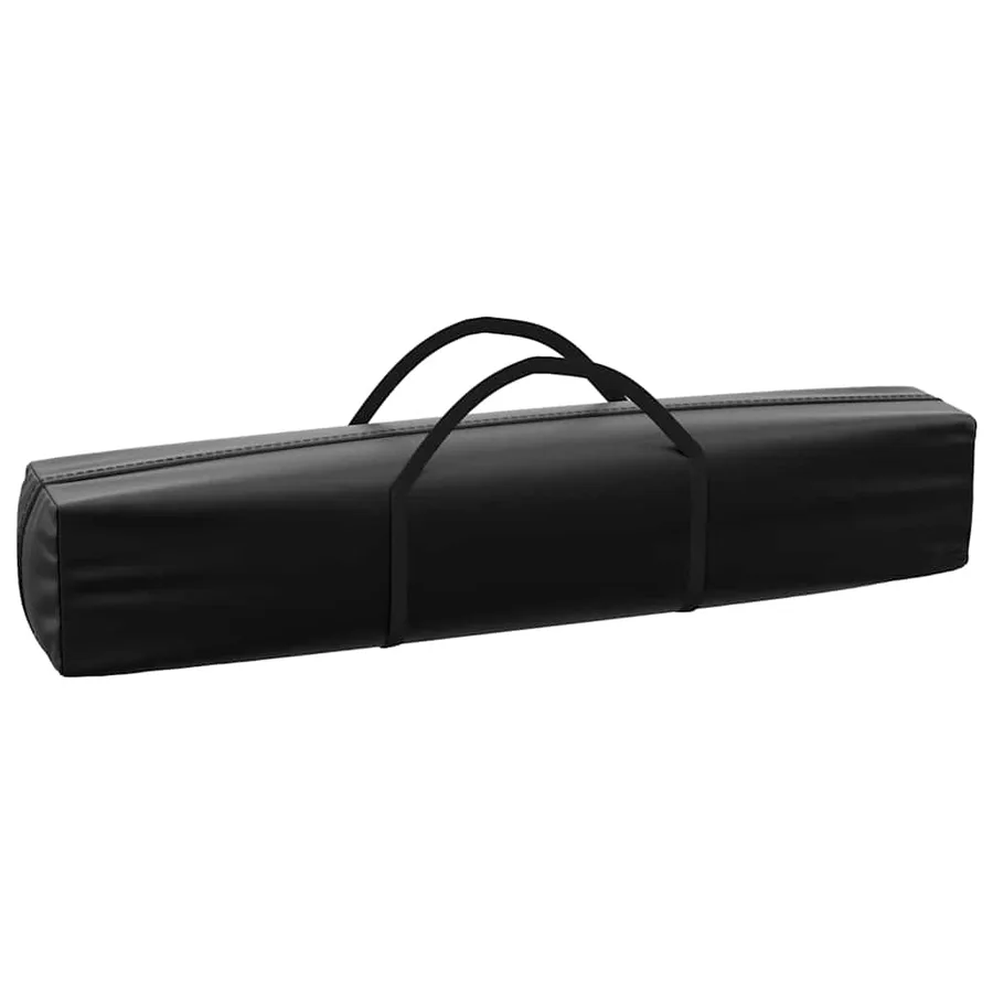 Tente de réception pliable avec parois Noir 3x6 m - 8