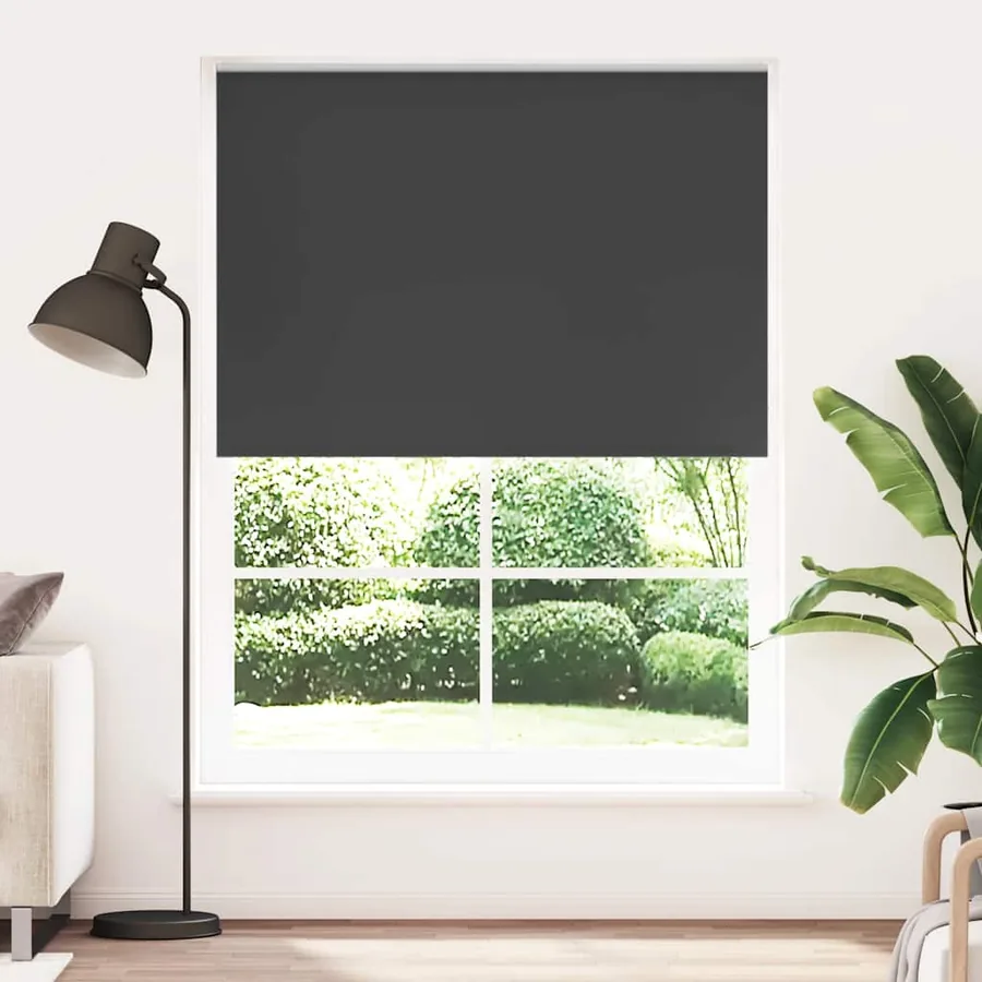 Store enrouleur occultant 144,4 x 230 cm, largeur du tissu 140 cm, noir