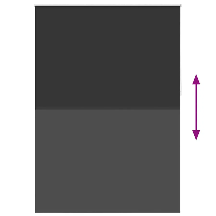 Store enrouleur occultant 144,4 x 230 cm, largeur du tissu 140 cm, noir - 9