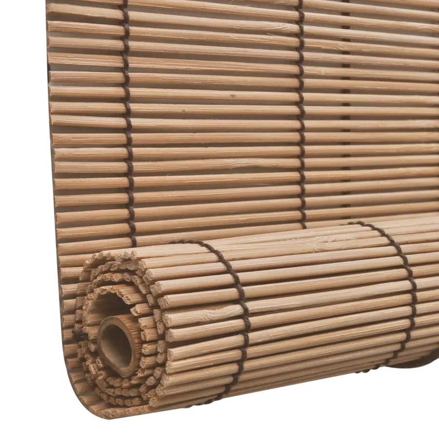 Store roulant en bambou 80x220 cm Marron - 4