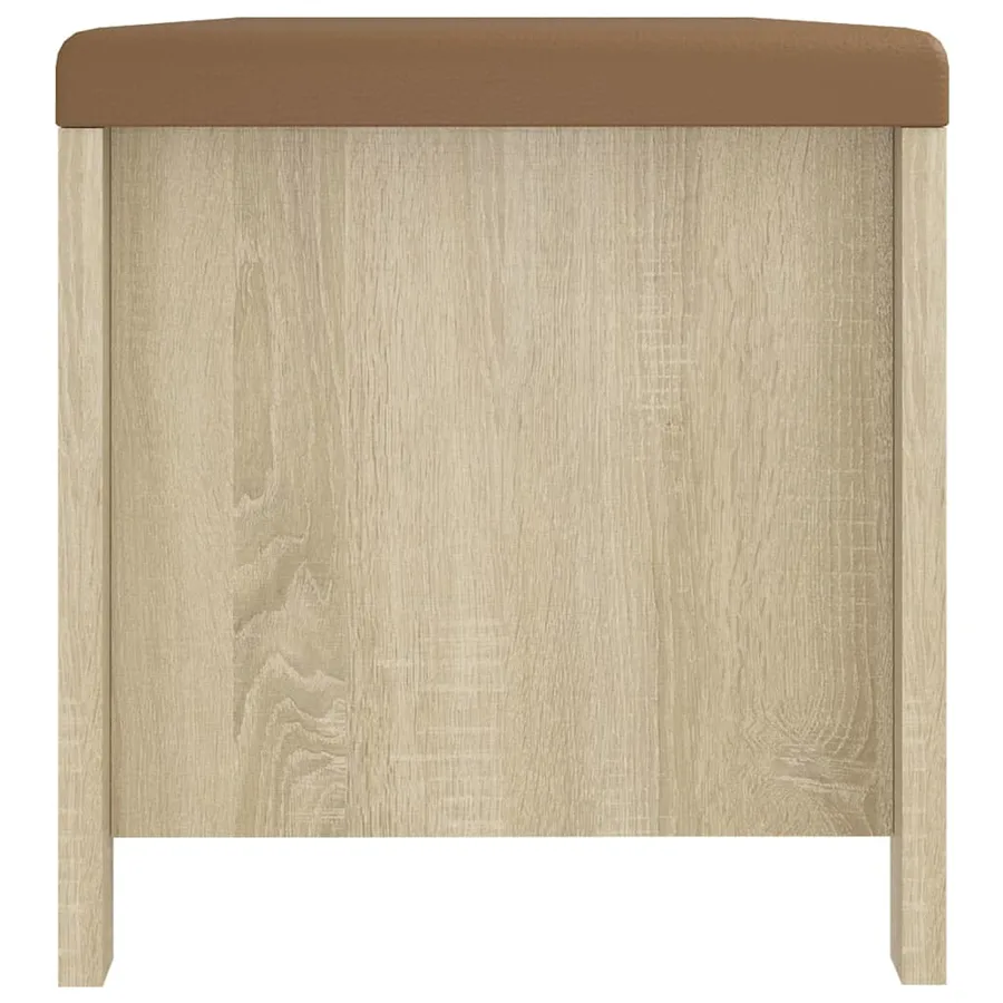 Boîte de rangement coussin Chêne sonoma 105x40x45 cm Aggloméré - 6