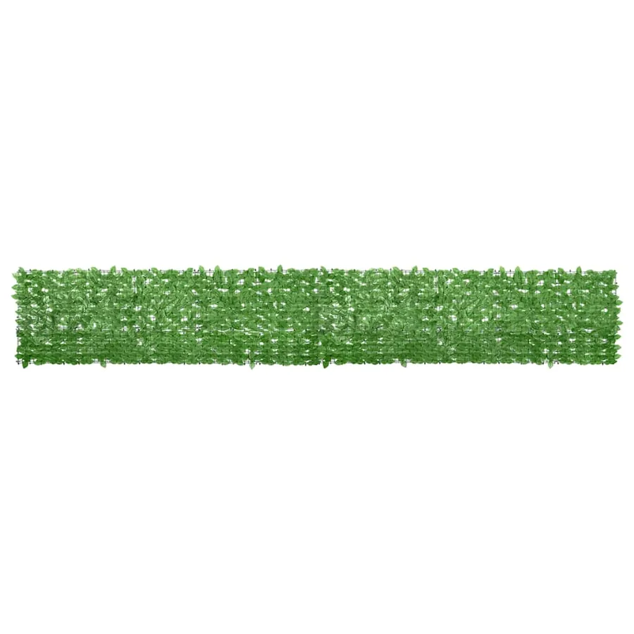 Écran de balcon avec feuilles vert 500x75 cm