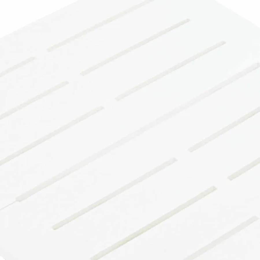 Table pliable de jardin blanc 45x43x50 cm plastique - 6