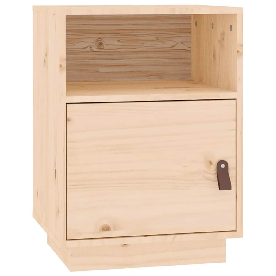 Tables de chevet 2 pcs 40x34x55 cm Bois de pin massif - 6