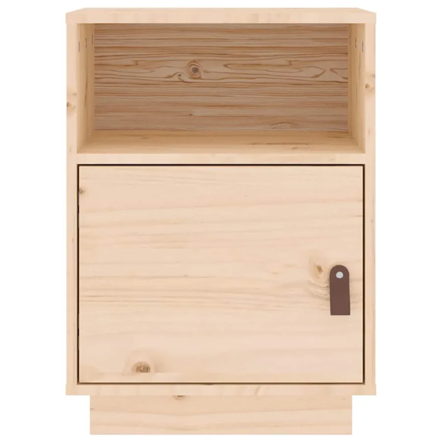 Tables de chevet 2 pcs 40x34x55 cm Bois de pin massif - 7