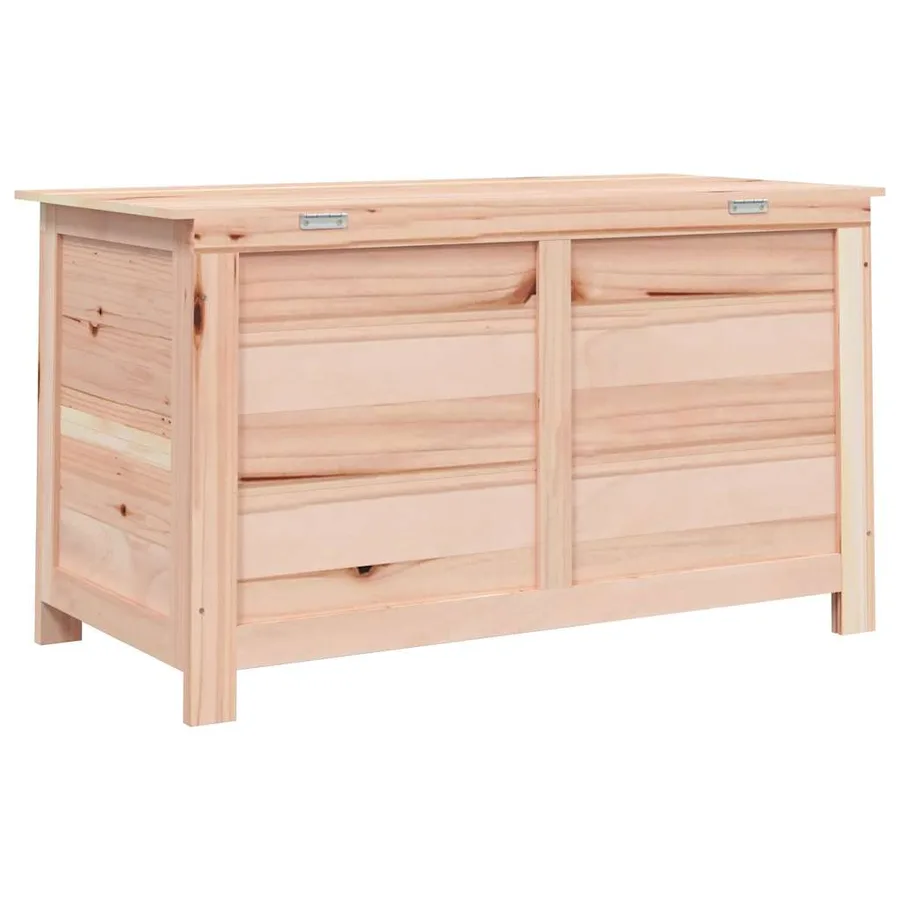 Boîte à coussins d'extérieur 100x50x56 cm Bois de sapin massif - 6