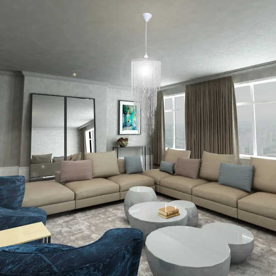Lustre suspendu 26 x 70 cm - 7